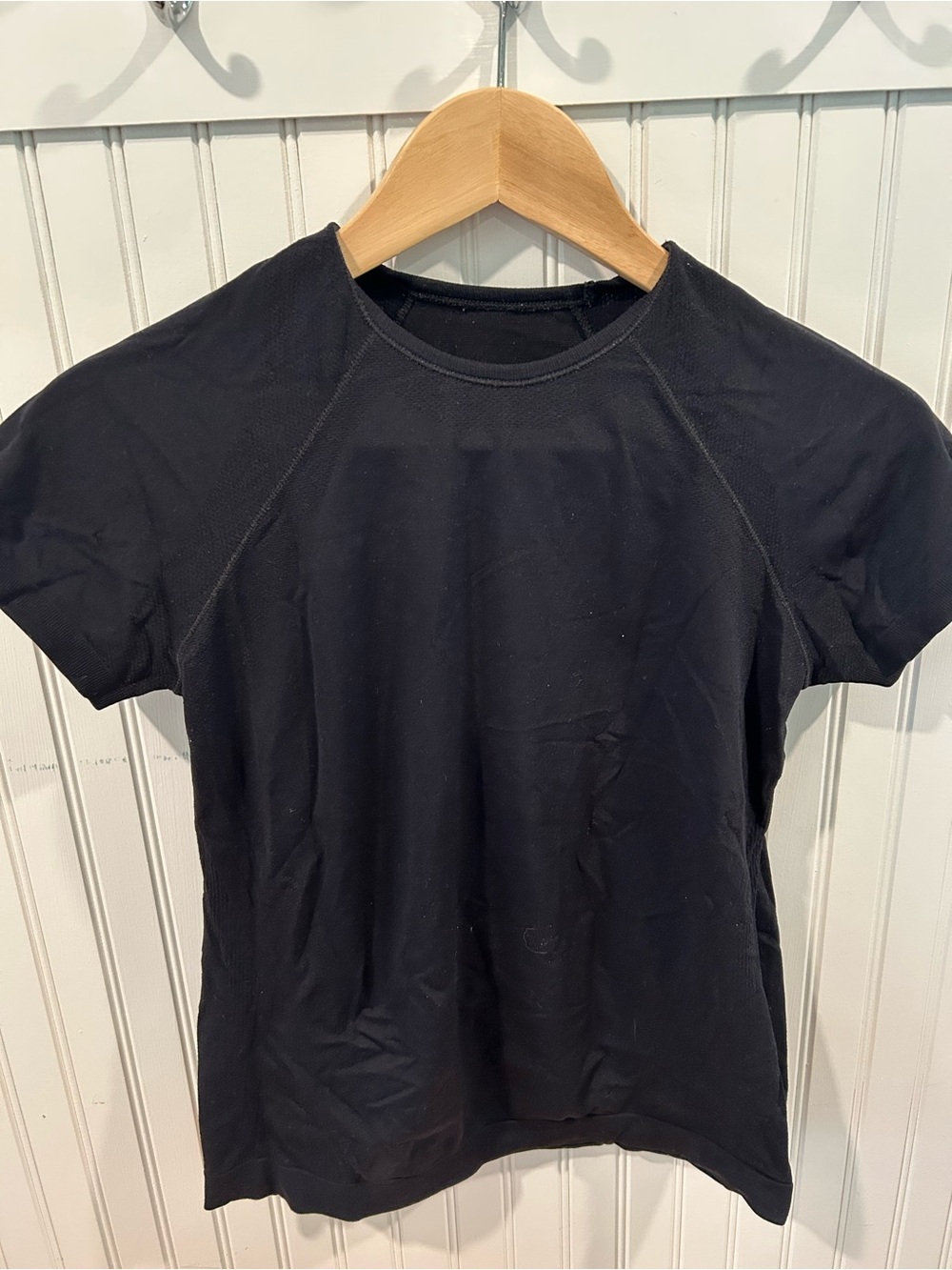 Athleta Girl Black Poly T-Shirt
